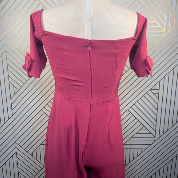 Gal Meets Glam Meredith Off-the-Shoulder Jumpsuit - Picture 10 of 12
